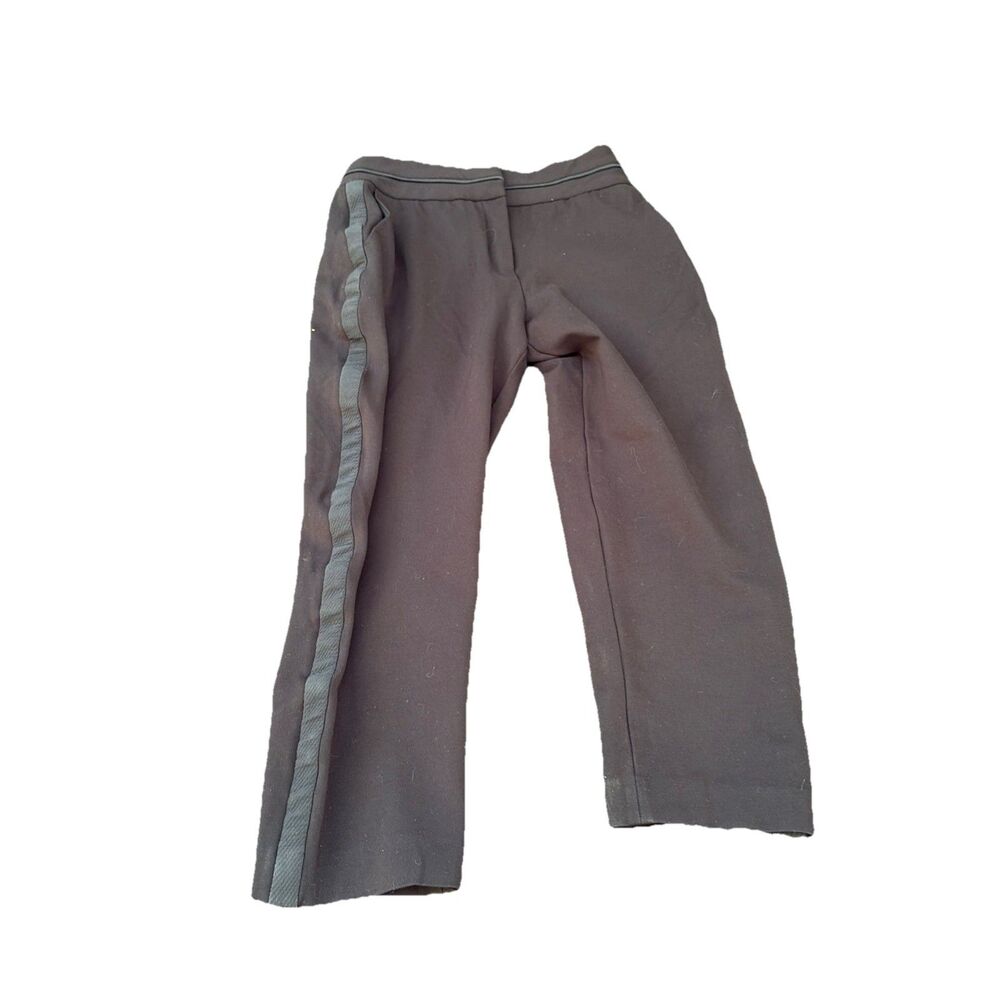 SANDRO  Trousers Women's (EU) 40 Size Small Black Stripe Pockets Career